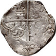 Boliwia, Filip IV (1621-1665), cob 4 reale bez daty, Potosi