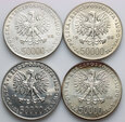 80. Polska, PRL, zestaw 4 x 50000 złotych 1988, Józef Piłsudski