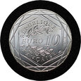 Francja, 10 euro 2014, Wartości Republiki - Wolność