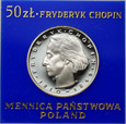 Polska, PRL, 50 złotych 1972, Fryderyk Chopin