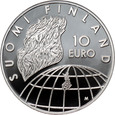 Finlandia, 10 euro 2002, 50. Rocznica Olimpiady w Helsinkach