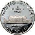 39. USA, dolar 1993 S, Karta Praw, J. Madison, PROOF #AR