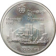 159. Kanada, Elżbieta II, 10 dolarów 1973, Panorama Montrealu