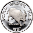 Filipiny, 200 piso 1987, Wół Mindorski, WWF, PROOF