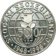 Polska, III RP, medal z 1998 roku, 50 Lat Stoczni Szczecin