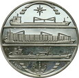 Polska, III RP, medal z 1998 roku, 50 Lat Stoczni Szczecin