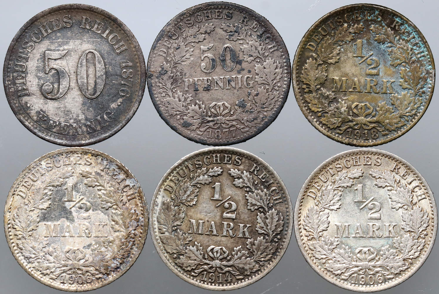 10. Niemcy, zestaw 6 monet