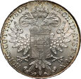 3. Austria, Maria Teresa, talar 1780 SF, Nowe Bicie