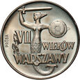 Polska, PRL, 10 złotych 1965, VII Wieków Warszawy, PRÓBA