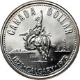 Kanada, Elżbieta II, 1 dolar 1975, 100 Lat Calgary