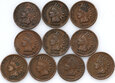 51. USA, zestaw 10 x 1 cent, Indianin, Indian Head Cent