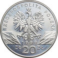 Polska, III RP, 20 złotych 1998, Ropucha Paskówka