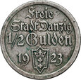7. Wolne Miasto Gdańsk, 1/2 guldena 1923