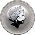 7. Australia, Elżbieta II, 1 dolar 2019 P, Rok Świni, 1 Oz Ag999