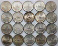 Włochy, zestaw 20 x 500 lirów 1958-1966