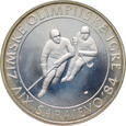 20. Jugosławia, 100 dinarów 1982, Olimpiada Sarajewo 1984, Hokej