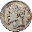 Francja, Napoleon III, 5 franków 1868 A