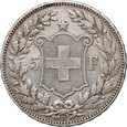Szwajcaria, 5 franków 1890 B, Berno
