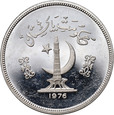 Pakistan, 100 rupii 1976, Tragopan, PROOF