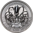 6. Kanada, Elżbieta II, 10 dolarów 2020, Kraken, 2 Oz Ag999