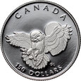 Kanada, zestaw 4 monet, 30, 75, 150 i 300 dolarów, Puchacz śnieżny
