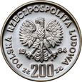 Polska, PRL, 200 złotych 1984, Olimpiada w Los Angeles 1984