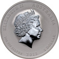 2. Australia, Elżbieta II, 1 dolar 2013 P, Rok Węża, 1 Oz Ag999