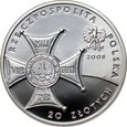 70. Polska, III RP, 20 złotych 2008, Odzyskanie Niepodległości