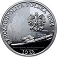 61. Polska, III RP, 10 złotych 2024, Mjr Henryk Dobrzański 