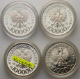 Polska, III RP, 4 x 100000 złotych 1991, Bitwa o Anglię 1940, #T