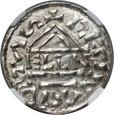 Niemcy, Bawaria, Henryk II Kłótnik 985-995, denar, Regensburg