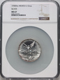 Meksyk, 2 onzas 1998 Mo, Libertad, 2 Oz Ag999, NGC MS67