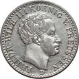 Niemcy, Prusy, Fryderyk Wilhelm III, 1/6 talara 1840 D