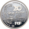 Francja, 20 euro 2002, Victor Hugo, Gavroche