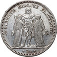 Francja, 5 franków 1874 A, Herkules