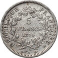 Francja, 5 franków 1874 A, Herkules