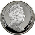Wyspy Dziewicze, Elżbieta II, dolar 2017, Pegaz, 1 Oz Ag999