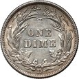 Stany Zjednoczone Ameryki, dime 1906 D, Denver, Barber Head