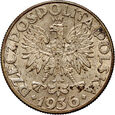 24. Polska, II RP, 5 złotych 1936, Żaglowiec
