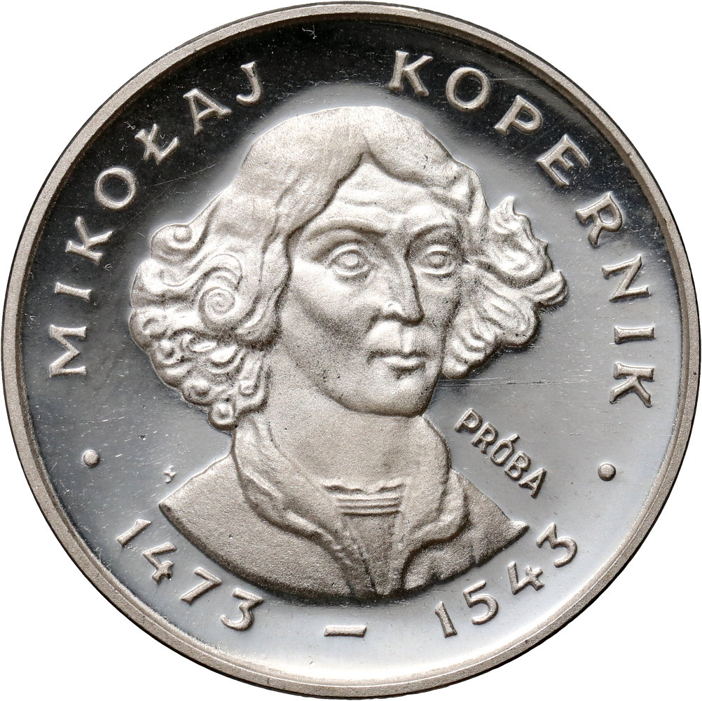 2. Polska, PRL, 100 złotych 1973, Mikołaj Kopernik, PRÓBA