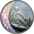 Kanada Elżbieta II, 25 dolarów 2007, Narciarstwo alpejskie
