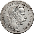 Węgry, Franciszek Józef I, forint 1879 KB