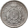 Francja, Napoleon III, 5 franków 1868 A