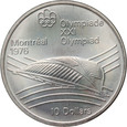 171. Kanada, Elżbieta II, 10 dolarów 1976, Welodrom olimpijski