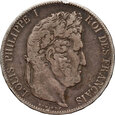 Francja, Ludwik Filip I, 5 franków 1847 A