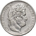 Francja, Ludwik Filip I, 5 franków 1847 A