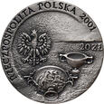 296. Polska, III RP, 20 złotych 2001, Szlak Bursztynowy