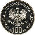 6.  Polska, PRL, 100 złotych 1977, Zamek Królewski na Wawelu