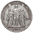 Francja, 5 franków 1875 K, Herkules