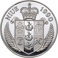 Niue, Elżbieta II, 50 dolarów 1990